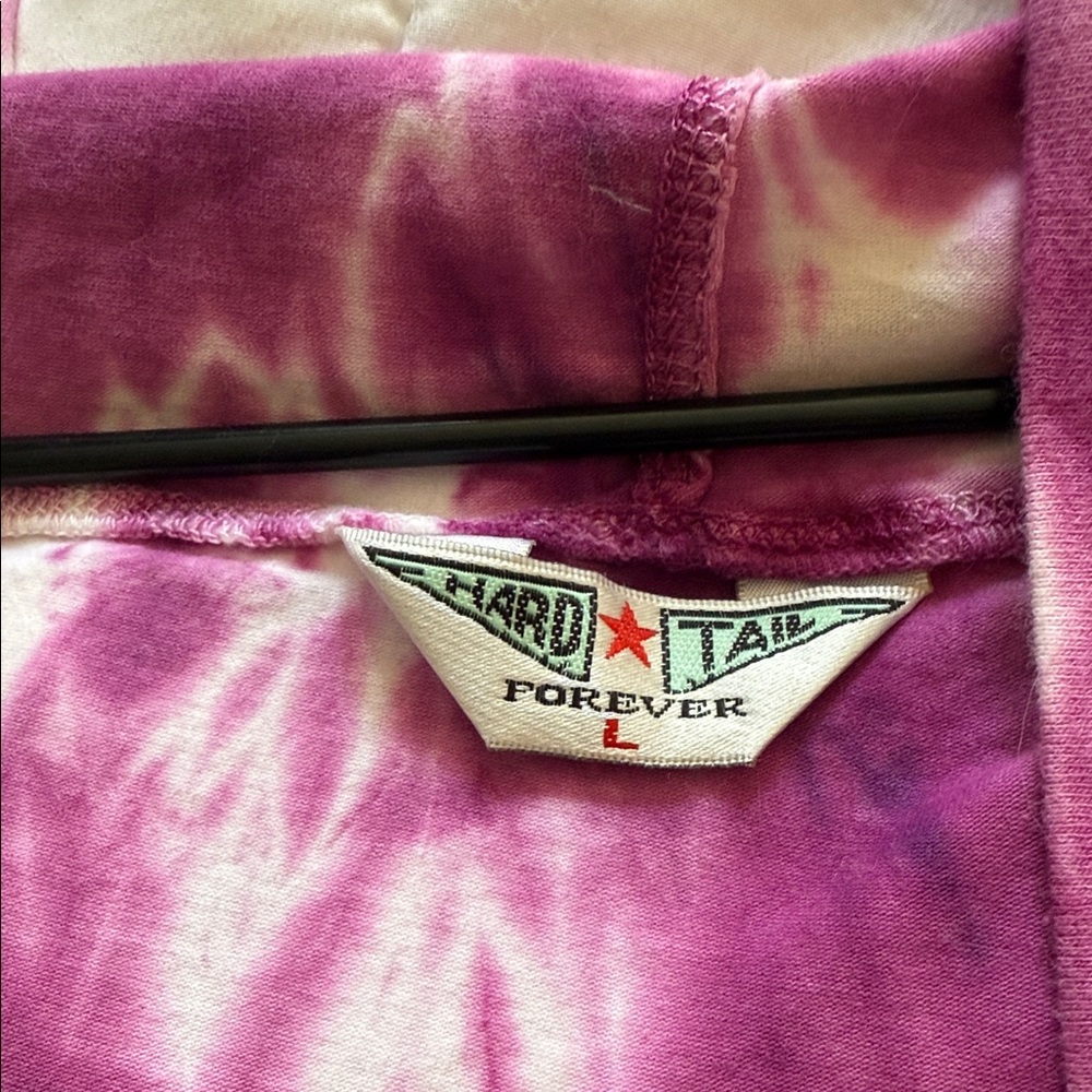 Purple Tie-Dye Women's Top - Picture 4 of 4